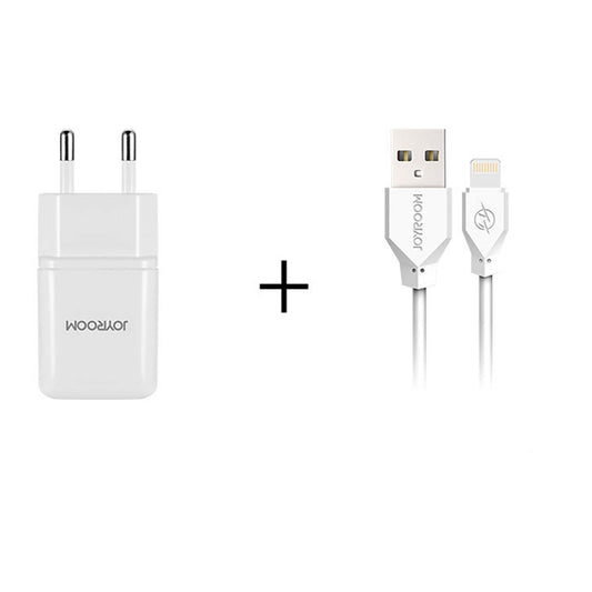 Home Charger | 1.2A | 1U | Lightning Cable (1m) — Joyroom L-L119 UMI — White