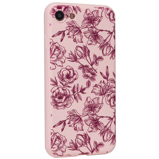 Flowers Series Silicone Matte Case — iPhone 7 ; 8 — Design 3