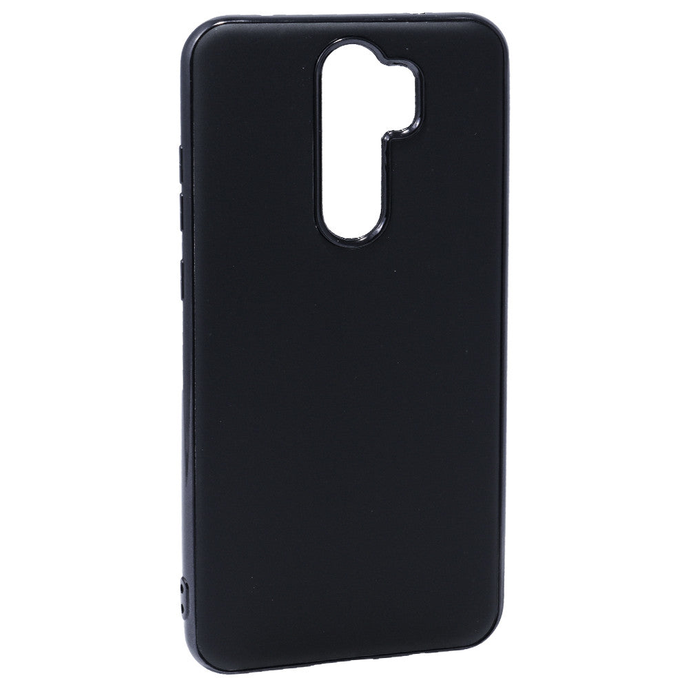 Matte Silcone Case — Xiaomi Redmi Note 8 Pro (No Logo) — Black