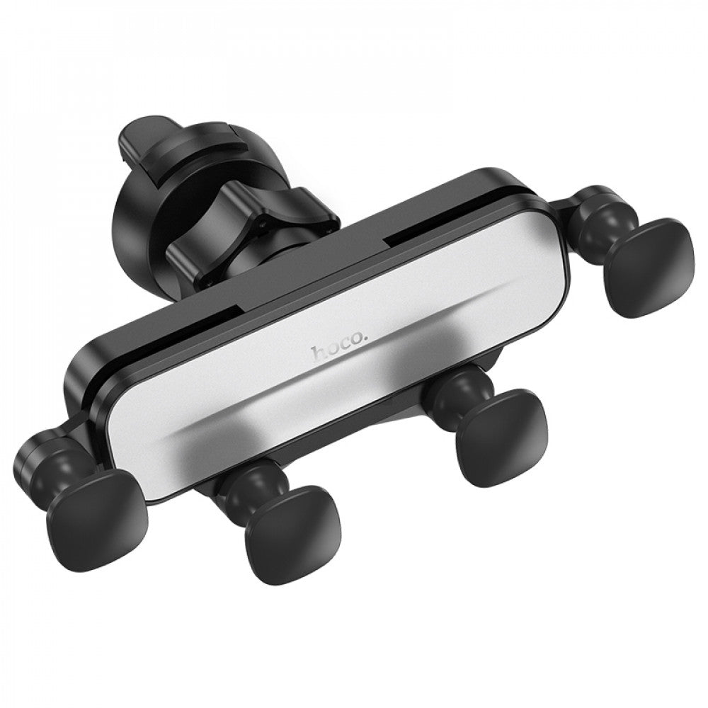 Car Holder — Hoco CA102 Manner gravity linkage — black silver