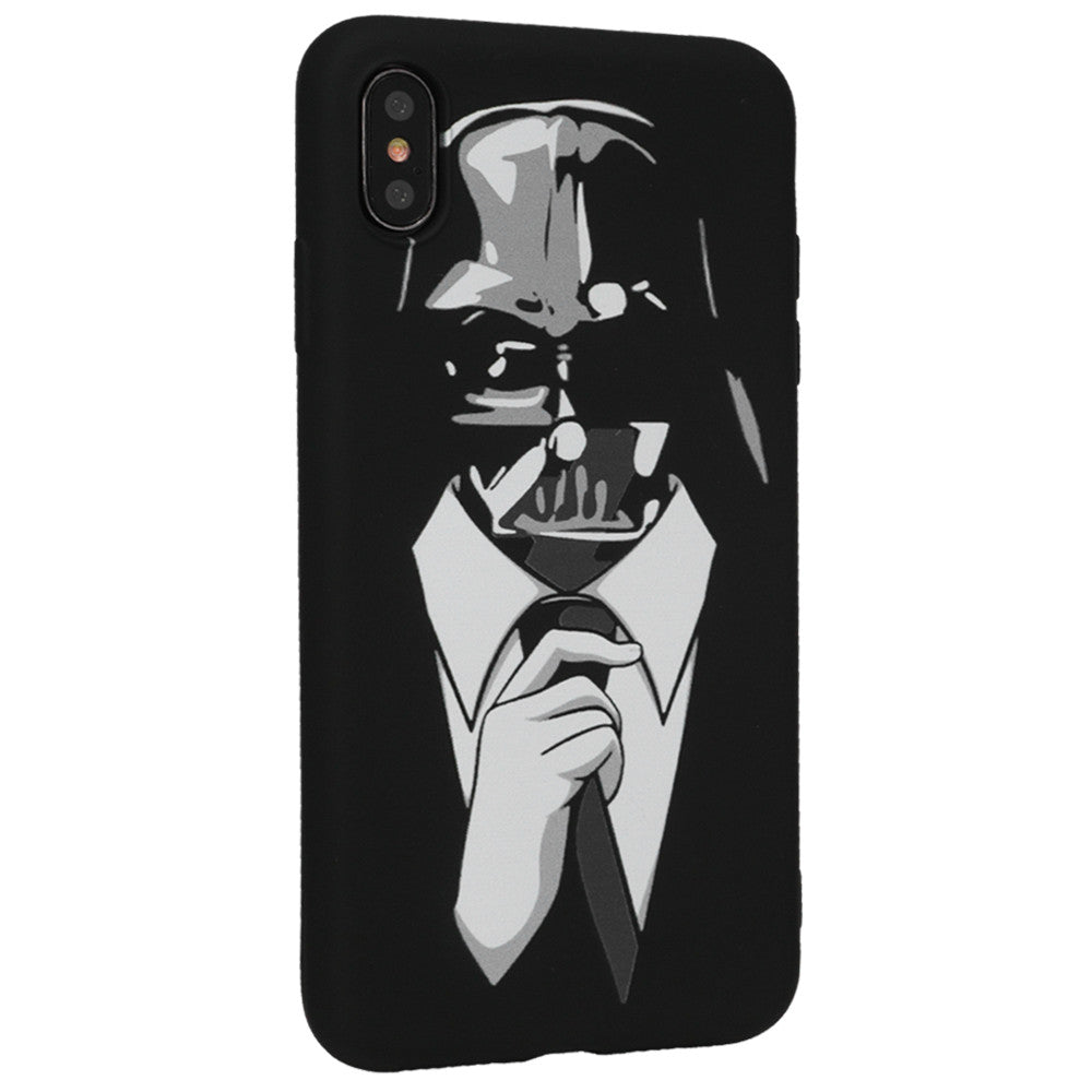 Bright Style Silicone Matte Case — iPhone X ; XS — Papa Vader