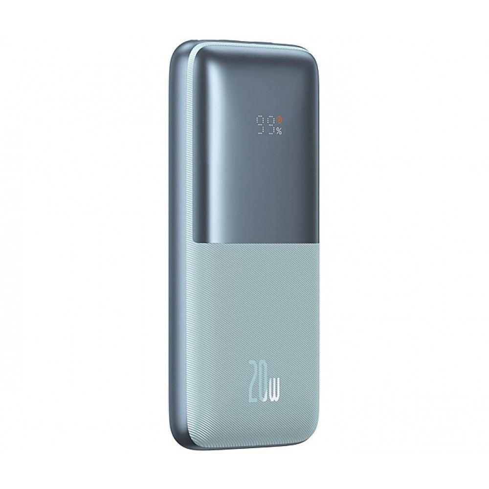 Power Bank 10000 mAh | 20W | Digital Display — Baseus (PPBD04010) — PPBD040103 Blue