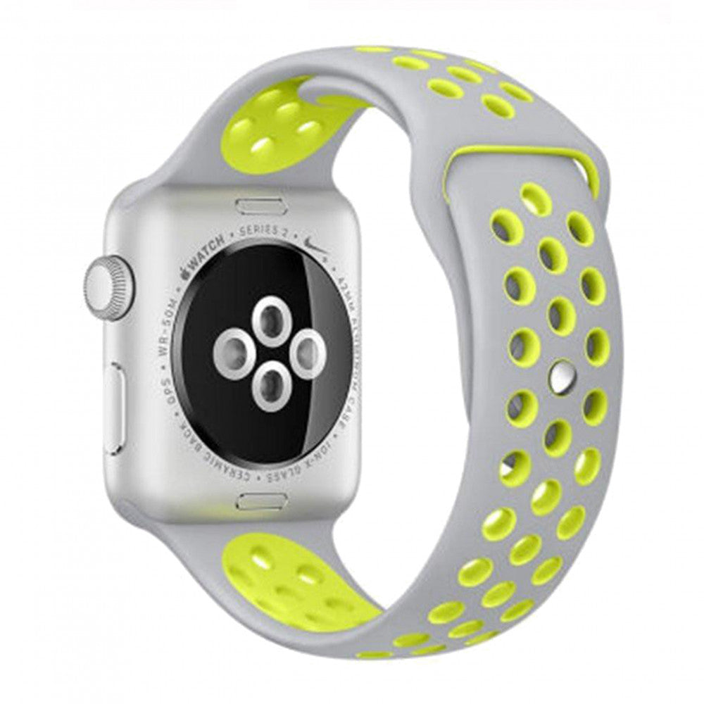 Ремінець Sport Nike — Apple Watch 42 mm | 44 mm | 45 mm | 49 mm — Gray & Yellow