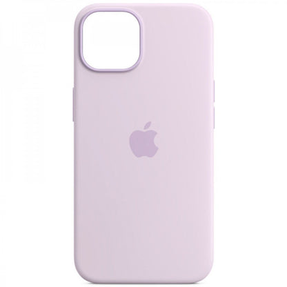 Original Silicone Case Full Size — iPhone 14 Plus 6.7"  — Blue Bird Feather (74)