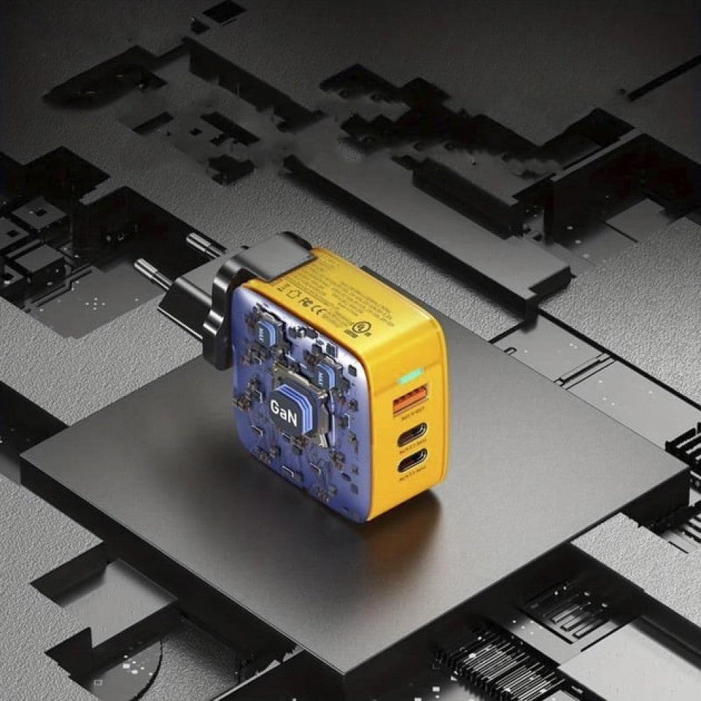 Home Charger | 67W | GaN | 2 PD | QC3.0 — Veron TC-67