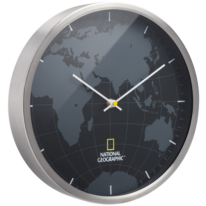 Часы настенные National Geographic World Map Aluminium (9080000)