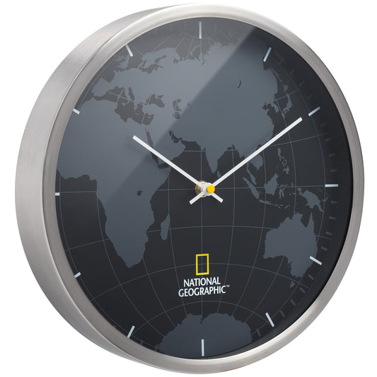 Часы настенные National Geographic World Map Aluminium (9080000)