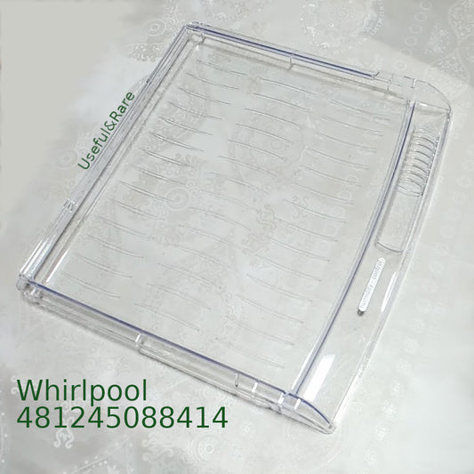 Полка 481245088414 (490x445mm) над ящиком овощей холодильникf Whirlpool