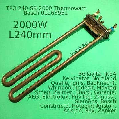 Тэн TPO 240-SB-2000 (00265961) Thermowatt для стиральной машины Bosch