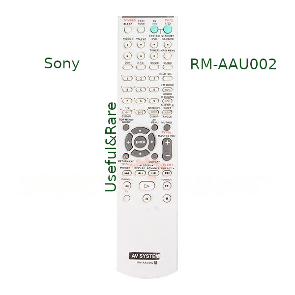 Пульт дистанционного управления RM-AAU002 для домашнего кинотеатра Sony