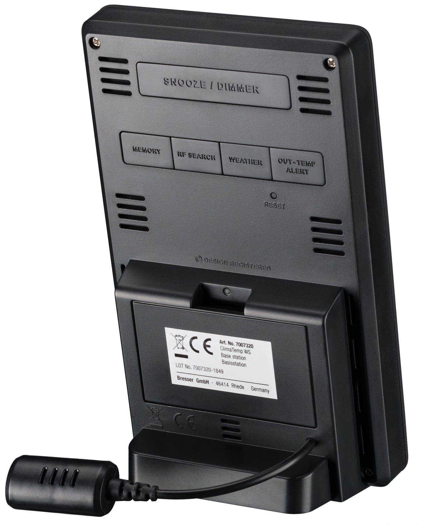 Метеостанция Bresser ClimaTemp WS Black (7007321CM3000)