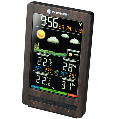 Метеостанція Bresser ClimaTemp WS Brown (7007320)