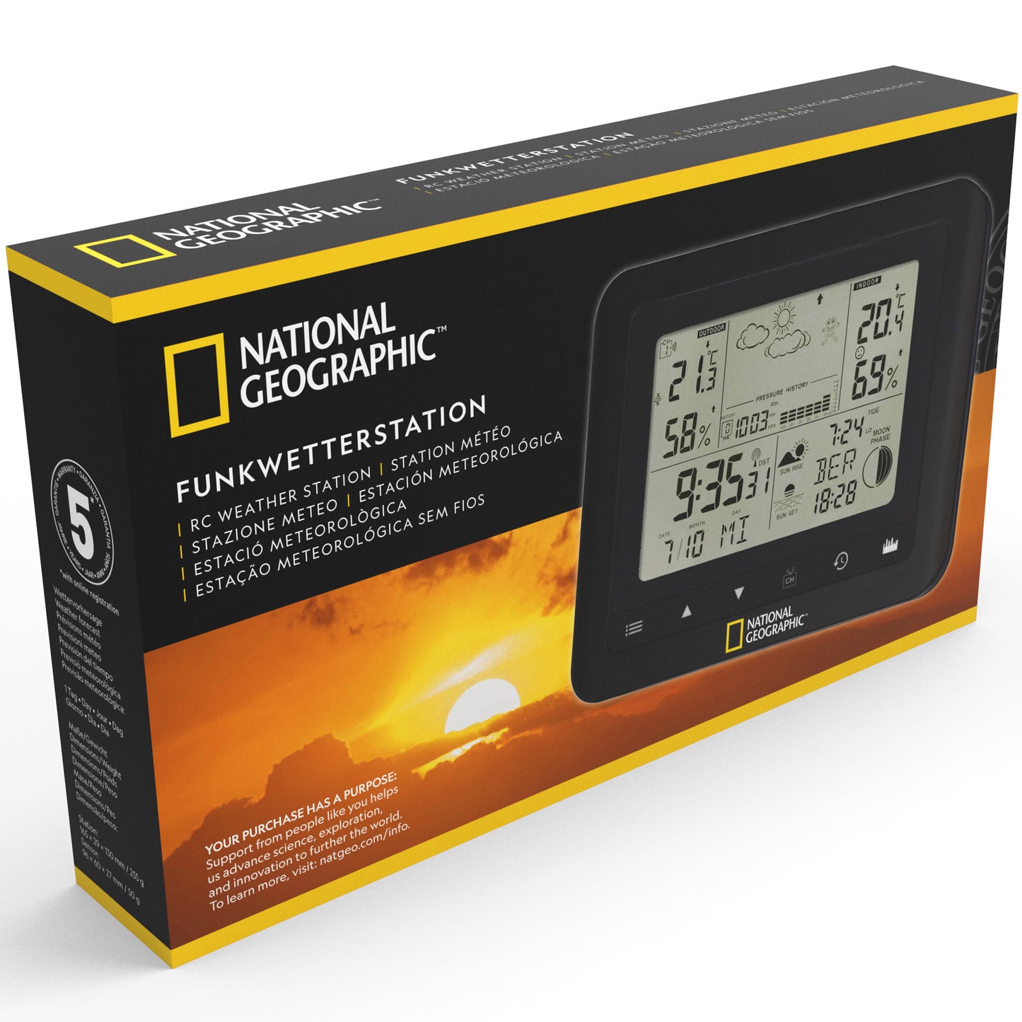 Метеостанція National Geographic Weather Stations Black (9070100)