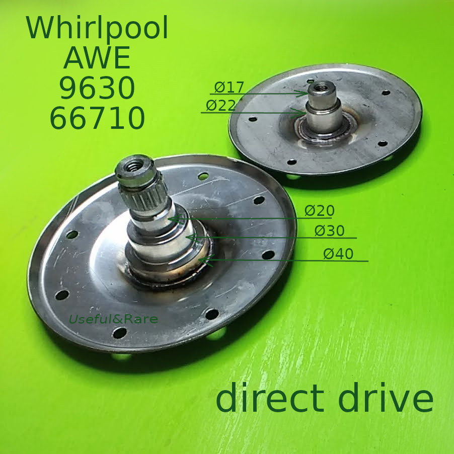 Whirlpool AWE 9630, 66710 прямой привод