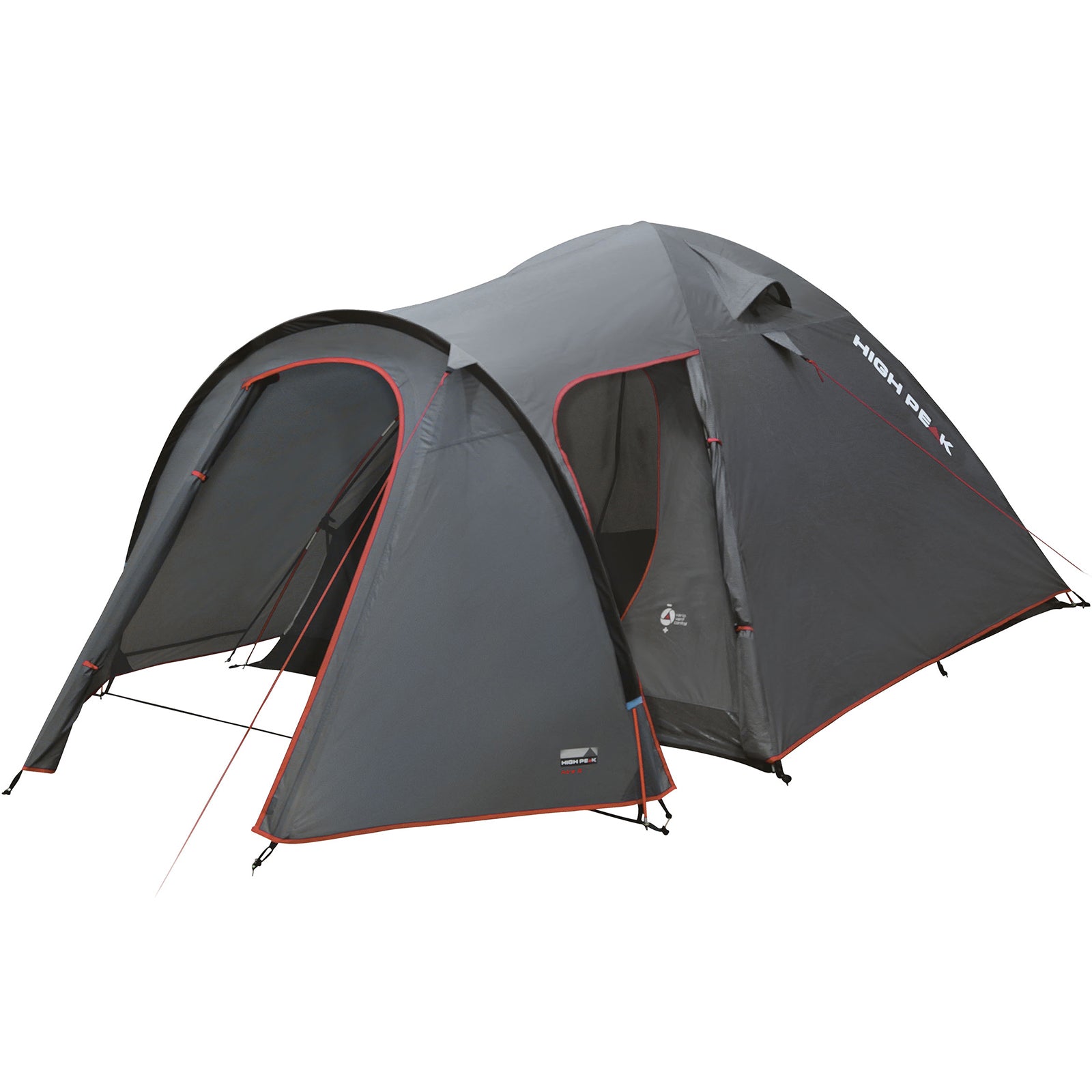Палатка High Peak Kira 5 Dark Grey/Red (10218)