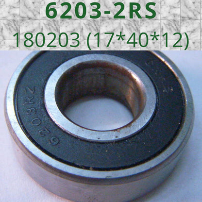 Подшипник 6203-2RS (17*40*12) для ротора насоса, электропилы