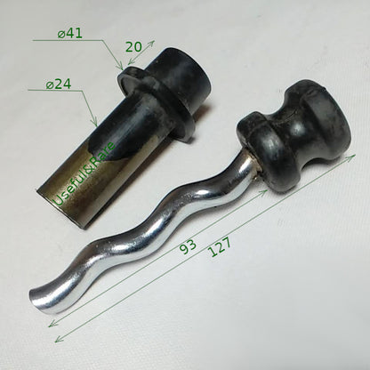 Шнек глубинного насоса 3QGD (0.28 кВт) L127 d41 резьба 10 мм