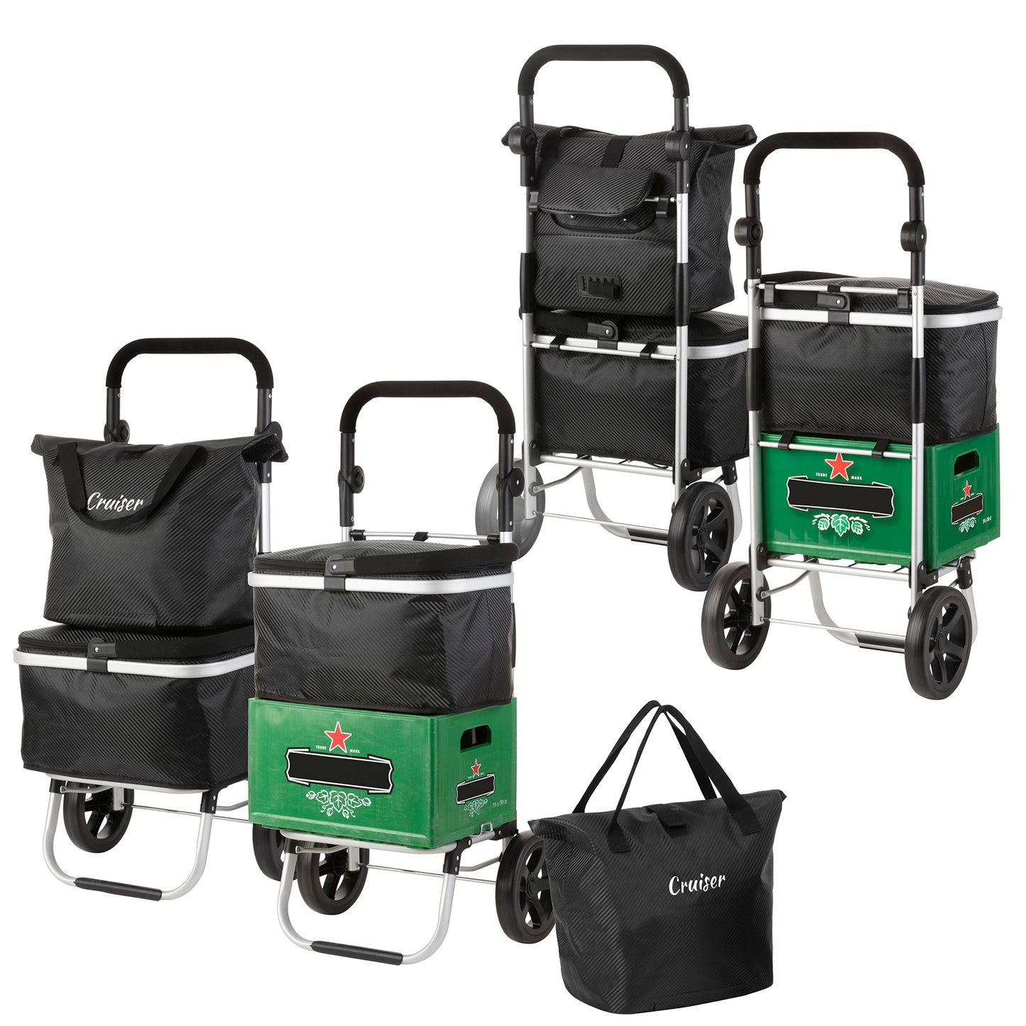 Cумка-візок ShoppingCruiser 4 in 1 Black (650066)