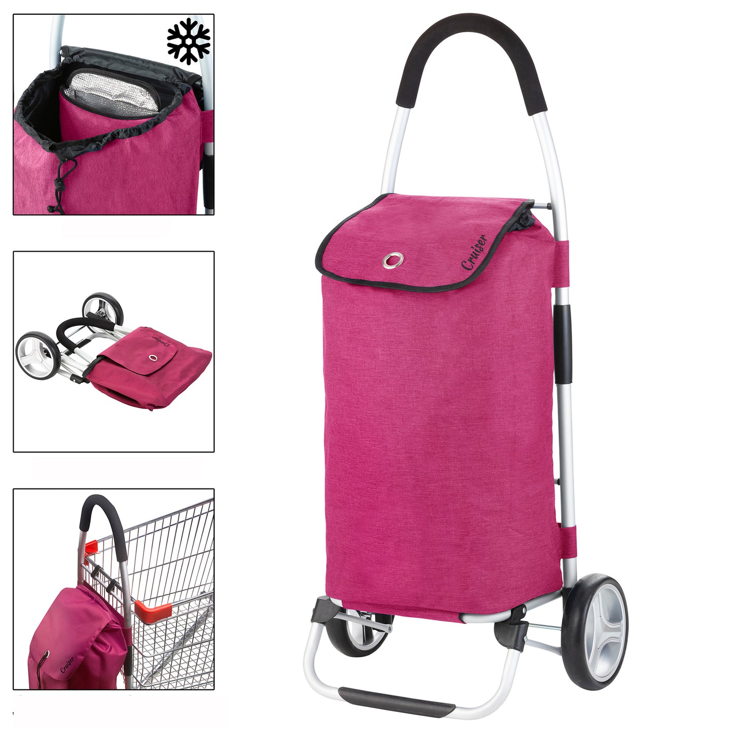 Сумка-візок ShoppingCruiser Foldable 45 Purple (604319)