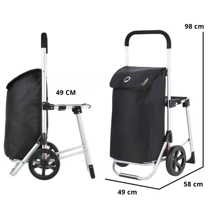 Сумка-візок ShoppingCruiser Shop &amp; Relax 45 Black (604350)