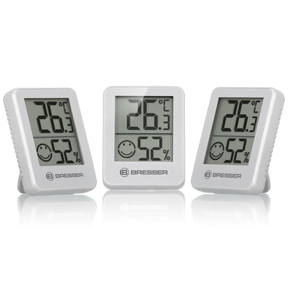 Термометр-гигрометр Bresser Temeo Hygro Indicator (3шт) White (7000010GYE000)