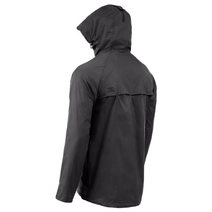 Вітровка чоловіча Highlander Stow &amp; Go Pack Rain Jacket 6000 mm Black M (JAC077-BK-M)
