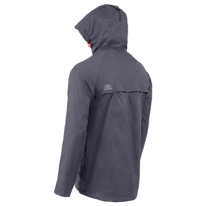 Вітровка чоловіча Highlander Stow &amp; Go Pack Rain Jacket 6000 mm Charcoal XL (JAC077-CH-XL)