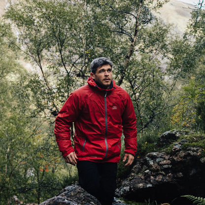 Вітрівка чоловіча Highlander Stow &amp; Go Pack Away Rain Jacket 6000 mm Red XL (JAC077-RD-XL)