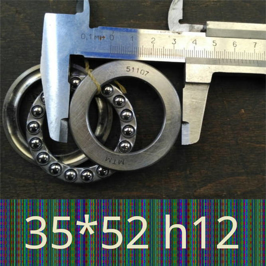 Упорный подшипник (8107) 51107 (d35*52 h12) мм для минимойки
