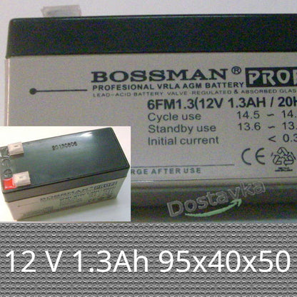 Bossman 12 V 1.3Ah